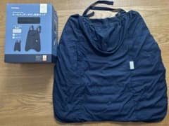 Baby hopper オールウェザーダウン防寒ケープ ネイビーのサムネイル