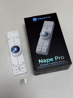 美品] Keychron Nape Pro ホワイト トラックボール 美品 - メルカリ