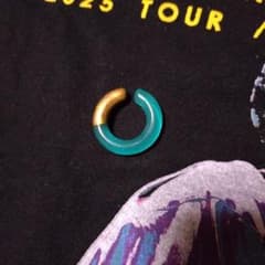 pale blue earcuff