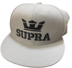 SUPRA スープラ キャップ 帽子 グレー 刺繍ロゴ