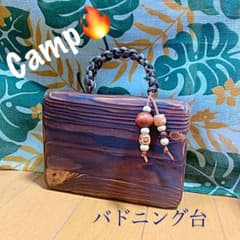 再販★ バドニング台　薪割り台　集成材　コンパクトのサムネイル