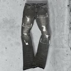 Kloud9 New York ダメージ加工 デニムパンツ Dripロゴ 32 - メルカリ