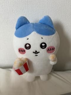 ちいかわ いっしょに食べよポップコーンぬいぐるみ ハチワレのサムネイル