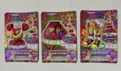 アイカツカード プレミアムレア サンベリーナブーケコーデ 3枚セット 大空あかりのサムネイル