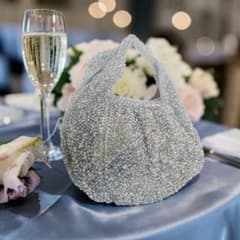 美品 ANTEPRIMA ワイヤーバッグ クリア シルバー 上品 結婚式 - メルカリ