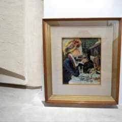 Artwork by Renoir: "Girl with a Dog," Impressionist, Luxurious Artwork, World-renowned Painting