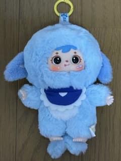 ぬいぐるみ マスコット キーホルダー ブルーのサムネイル