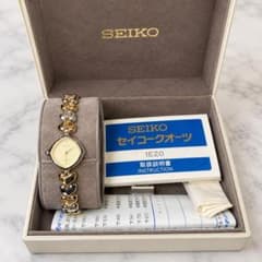 極美品/付属品完備✨SEIKO セイコー コンビカラー ドレスウォッチ 新品電池のサムネイル
