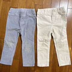 babyGap  パンツ　白　水色のサムネイル