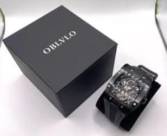 新品未使用・セット‼️OBLVLO EMシリーズ 自動巻きガラスコーティング 