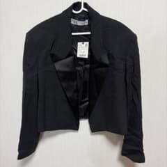 ZARA ブラック テーラードジャケット Lのサムネイル