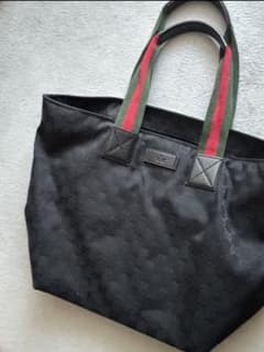 廃盤品⭐︎GUCCI シェリーライン キャンバス レザー gg柄 ミニトートバッグのサムネイル