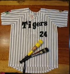 阪神  檜山選手のレプリカユニホームとメガホンセット ユニホームサイズLLのサムネイル