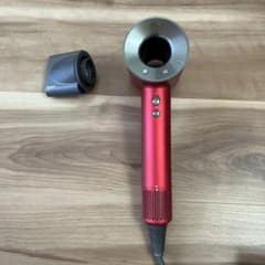 Dyson ヘアドライヤー レッド 本体とアタッチメントのサムネイル