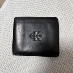 Calvin Klein Jeans 二つ折り財布 ブラックのサムネイル