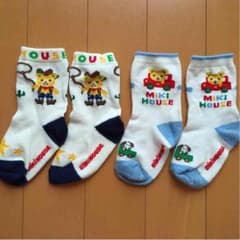 ミキハウス☆くまのプッチー靴下2足組 13〜15cm 14のサムネイル