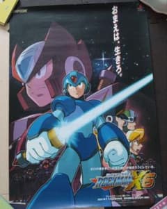 ロックマンX6 ポスター MEGAMAN　ロックマンＸ　希少　販促 m80717258534_1.jpg?1692086086