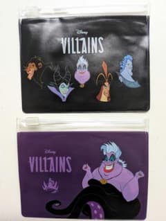 キャンドゥ Disney Villains フラットポーチ 2点セットのサムネイル