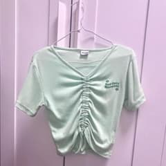 ANAP GIRL tシャツ シャーリングトップスカットソー 子供服 女の子のサムネイル