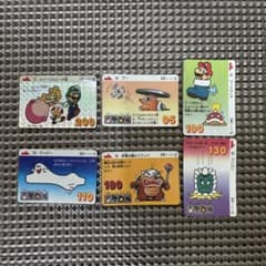 スーパーマリオ3のカードダスセット キラ入り ルイージ、ピーチ姫