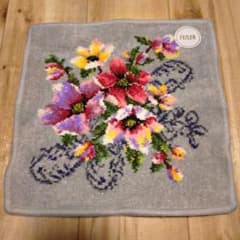 FEILER 花束刺繍 ハンカチのサムネイル
