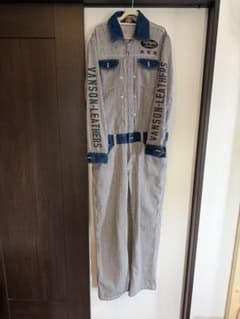VANSON LEATHERS ヒッコリー つなぎ VANSON LEATHERS ヒッコリー つなぎ | Mercari