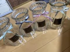 リボンワンズ立て 4個セット 花瓶