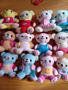 カバヤ 食玩 きせかえくまちゃんクマのぬいぐるみ 12体セット洋服付き カバヤ 食玩 きせかえくまちゃんクマのぬいぐるみ 12体セット