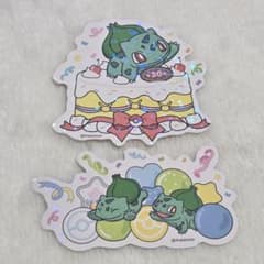 韓国限定 ポケモン 30周年 ステッカー フシギダネ 2枚セット - メルカリ