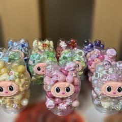 H*L様 キャラクター型ビーズ容器 多色(緑)のサムネイル