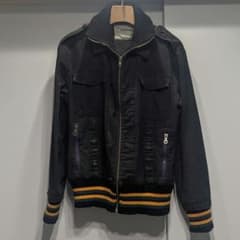 Jackrose リブ付き ジャンパー M ブラック - メルカリ