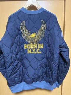 Schott SOUVENIR CREW SWEAT ブルーグレー - メルカリ