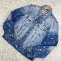 美品✨エヴィス デニムジャケット 希少 カモメロゴ インディゴ 