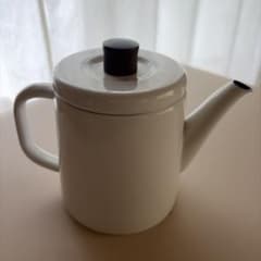 노다 법랑 주전자 1.5L 주전자 화이트 화이트 가스 불 / IH 가능