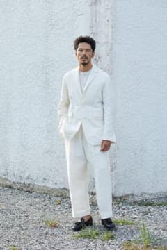 21ss postelegant washipaper linen slacksのサムネイル