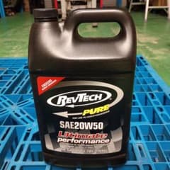 RevTech PURE SAE20W50 エンジンオイル 3.785L - メルカリ