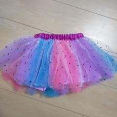 レインボーチュールスカート　100のサムネイル
