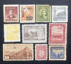 旧中国切手セット① 1930年代から50年代まで 未使用品 - メルカリ
