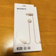 ほぼ未使用 SONY WI-C100 ワイヤレスイヤホンのサムネイル
