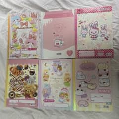 じゆうちょう とミルクの可愛いノート6冊セットまとめ売りのサムネイル