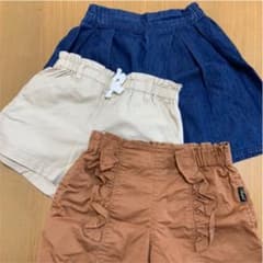 ショートパンツ꙳★*゜3枚セット 100のサムネイル