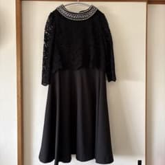黒のレースパーティードレス Mのサムネイル