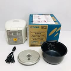 動作品 タイガー マイコン炊飯ジャー JAI-R551 ホワイト m2149 - メルカリ