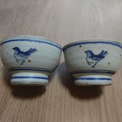 中西申幸さん 鳥遊戯画 チュン 湯呑み2客セット - メルカリ