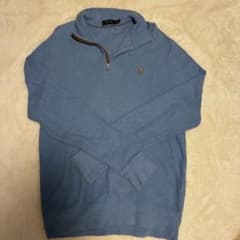 POLO RALPH LAUREN ハーフジップ ニット ライトブルーのサムネイル