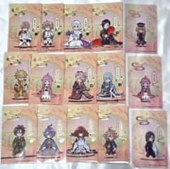 刀剣乱舞 とうらぶ 三日月宗近 箔押しカード アニメイトカフェ 十周年 刀剣乱舞 十周年 アニメイトカフェ 箔押しカード クリアカード セット