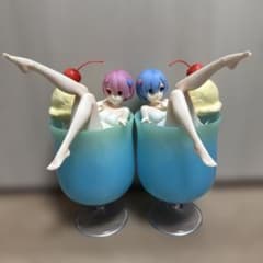 Re:ゼロ ラム レム クリームソーダ フィギュア 2種セット - メルカリ