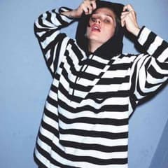 LABRAT　Grunge BIG-T Parka　白×黒   Sのサムネイル