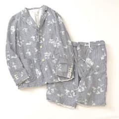 【美品】sacai/サカイ　カジュアル セットアップ　リネン100％　ストライプ 美品】sacai/サカイ カジュアル セットアップ リネン100％ ストライプ