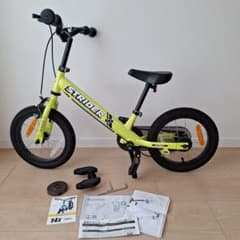 美品】ストライダー 14x ライムイエロー バランス バイク 自転車